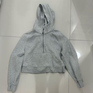 Lululemon Athletica Light Gray Scuba Hoodie